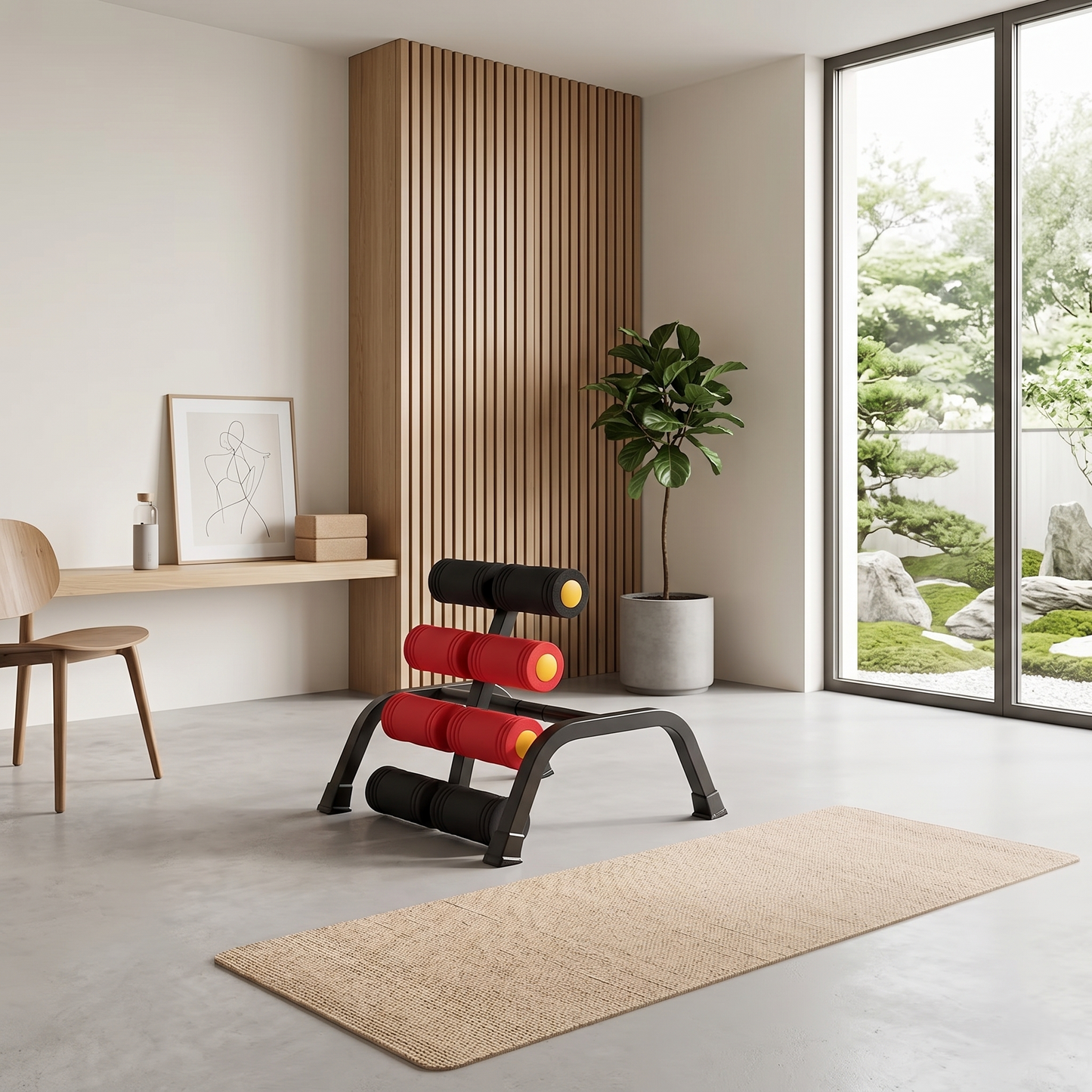 Adjustable Back Stretch & Core Training Bench for Home Mobility & Flexibility