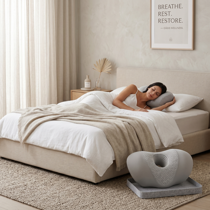 Kovelli™ Compact Mini Memory Foam Ear Relief Side Sleeper Pillow