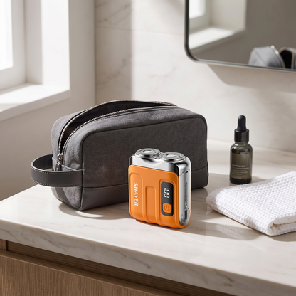 Mini Twin-Blade Rechargeable Electric Travel Shaver