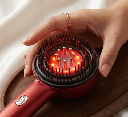 Heated Scalp Massage Comb (Red Light Design)