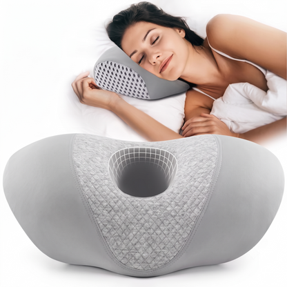Kovelli Compact Mini Memory Foam Ear Relief Side Sleeper Pillow