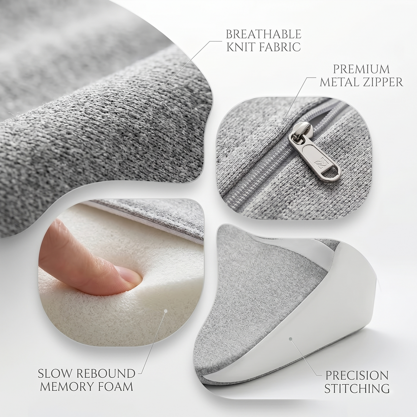 Adjustable Memory Foam Reading Wedge Pillow