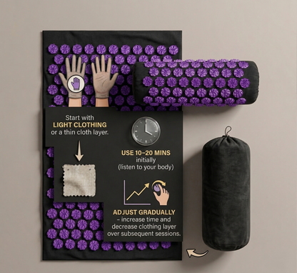 Acupressure Mat & Pillow Set for Daily Relaxation