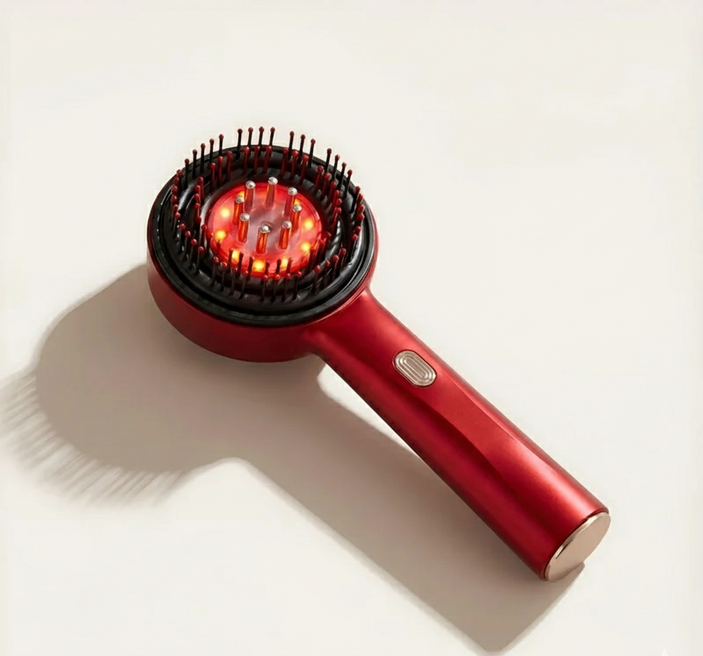 Heated Scalp Massage Comb (Red Light Design)
