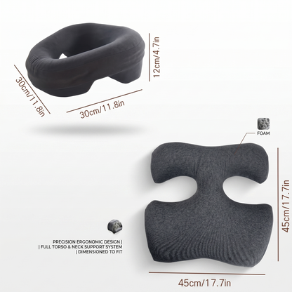 Face-Down Comfort Support Pillow – Ergonomic Chest & Neck Alignment Design