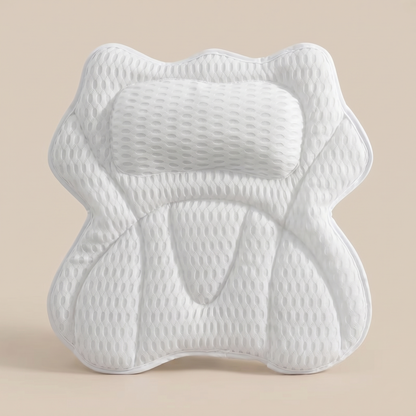 Full Back & Neck Bath Support Pillow with Suction Grip