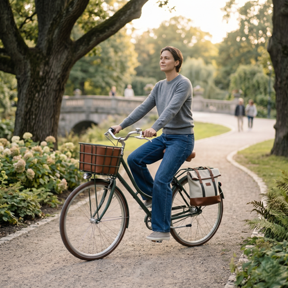 Wide Ergonomic Bike Saddle for Long Rides