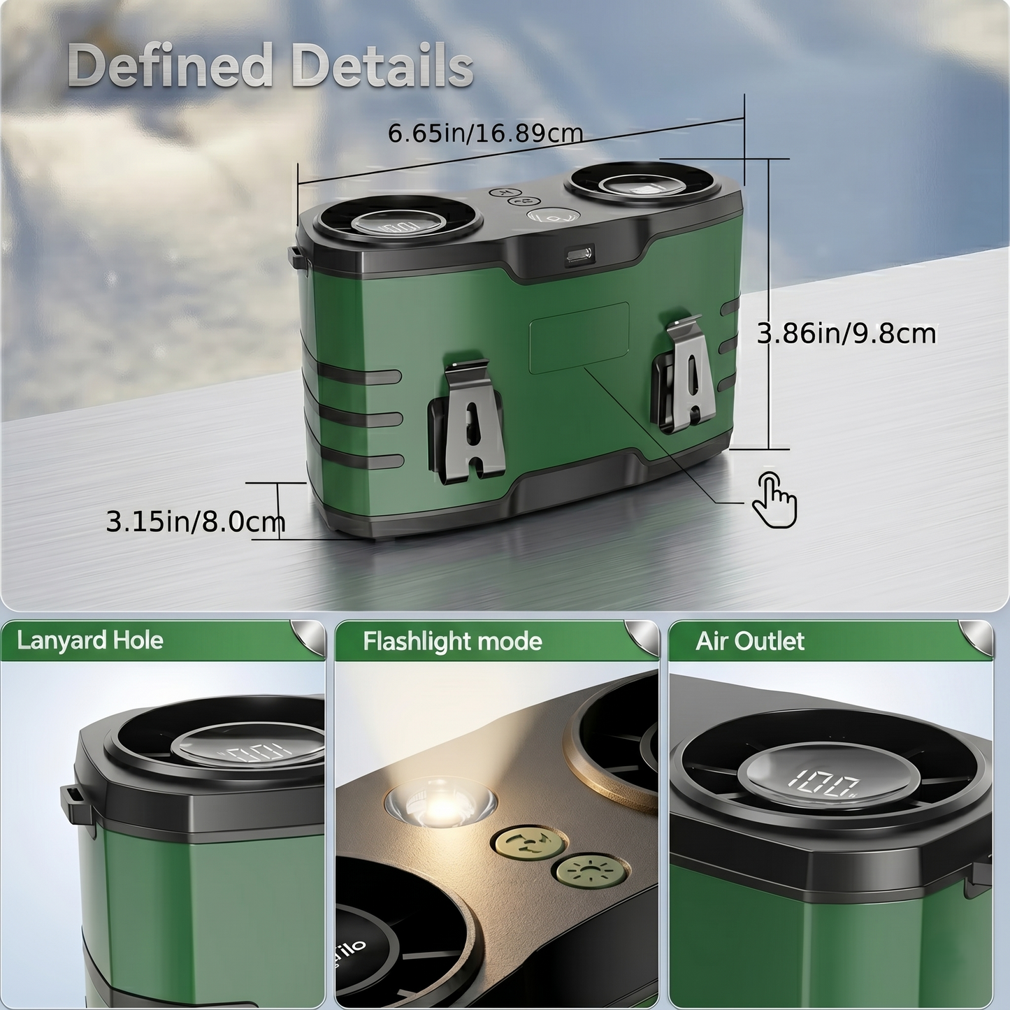 Wearable Dual-Vent Personal Cooling System
