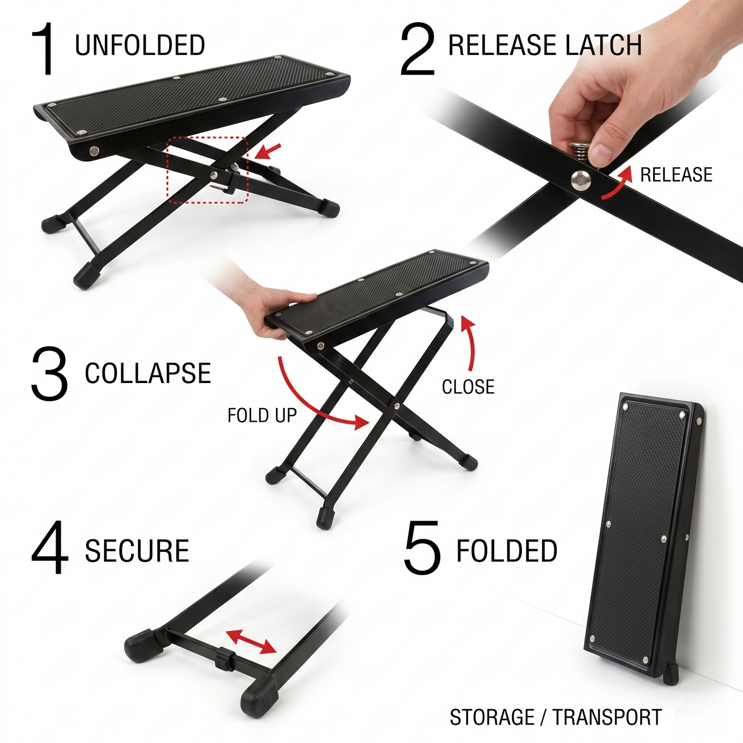 Adjustable Comfort Footrest Platform – Elevated Support Stand for Easy Reach & At-Home Self Care