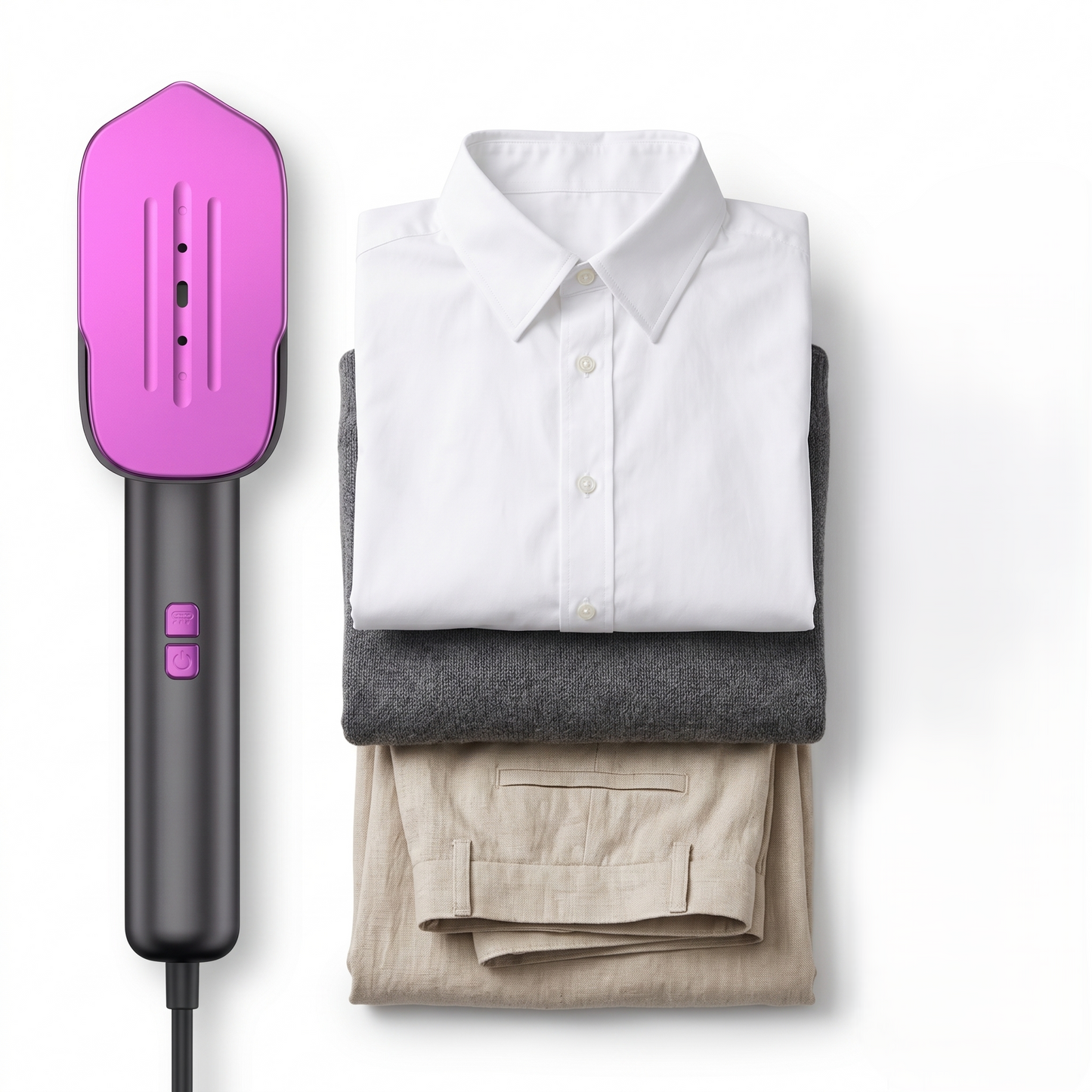 High-Power Handheld Garment Steamer for Fast Wrinkle Removal