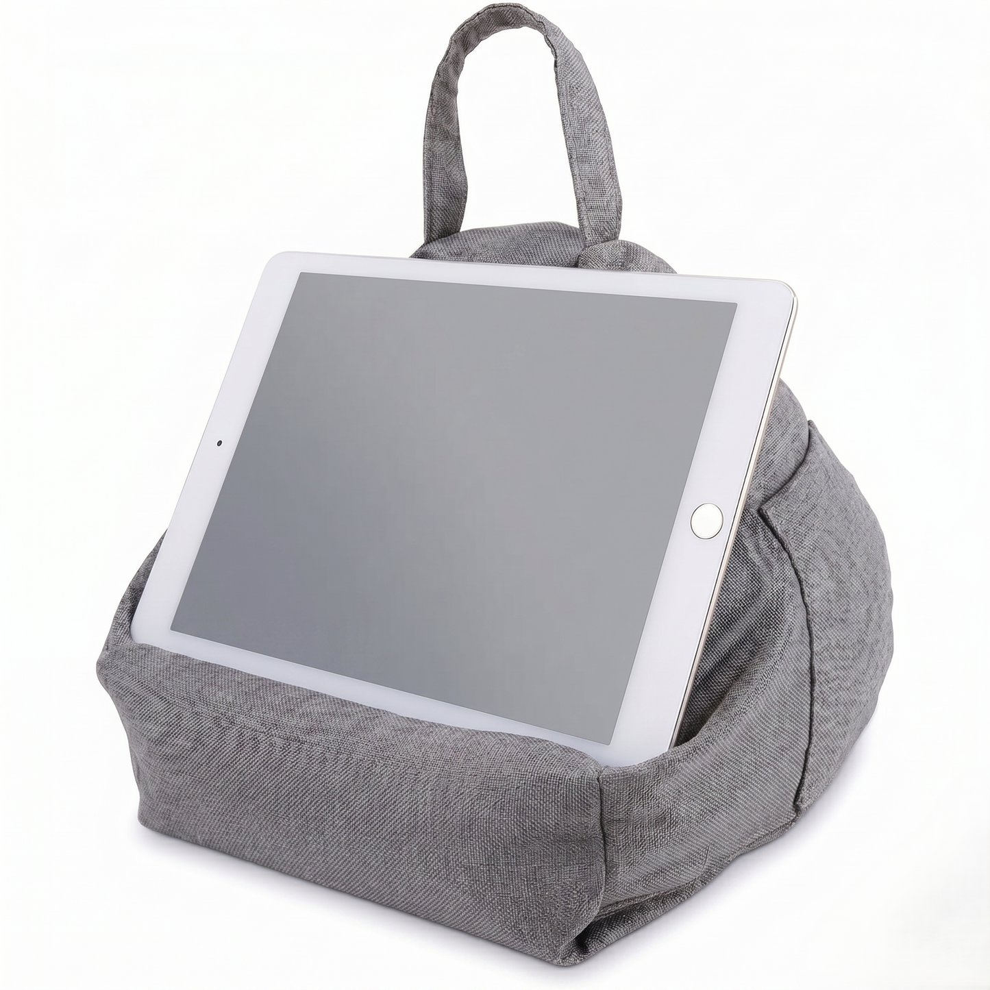Hands-Free Bed & Couch Tablet Stand Pillow – Adjustable Soft Support for Phones & Tablets