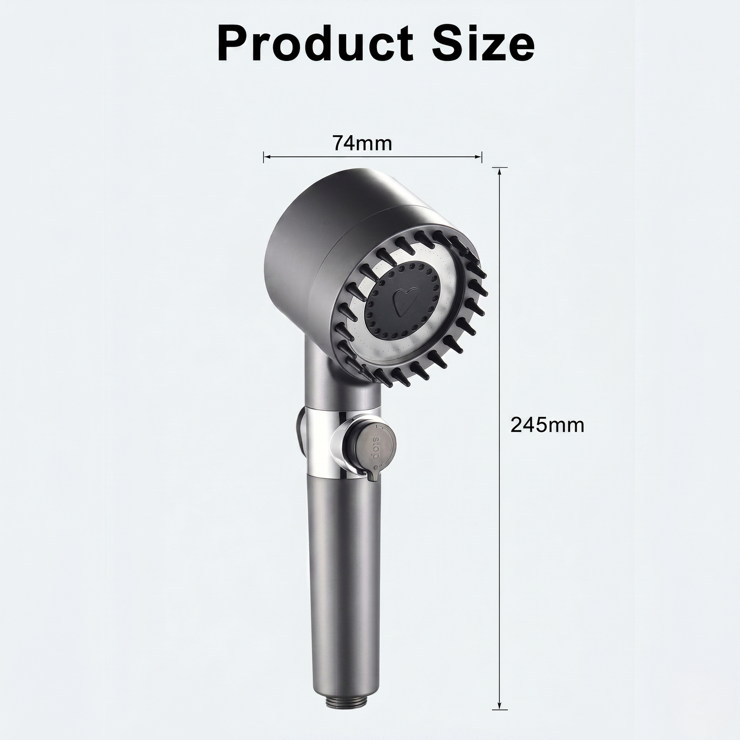 Filtered Shower Head for Hard Water – High Pressure Bathroom Upgrade