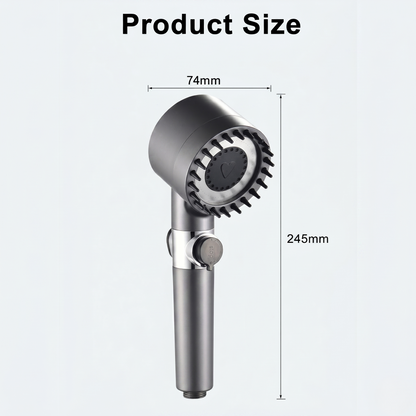 Filtered Shower Head for Hard Water – High Pressure Bathroom Upgrade