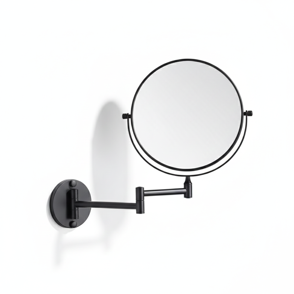 Wall-Mounted 3X Vanity Mirror for Clear, Close-Up Grooming