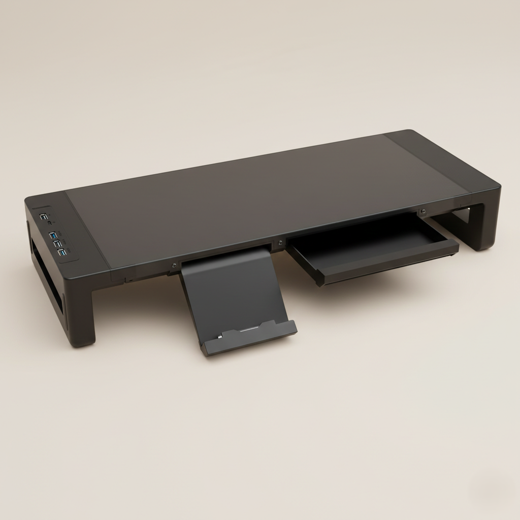 Ergonomic Monitor Stand Riser for Desk Setup