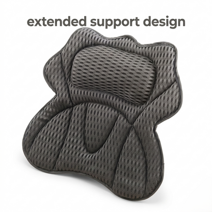 Full Back & Neck Bath Support Pillow with Suction Grip