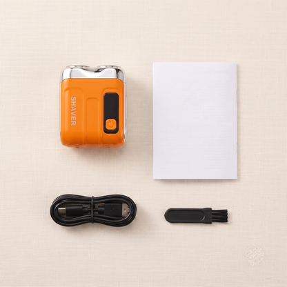 Mini Twin-Blade Rechargeable Electric Travel Shaver