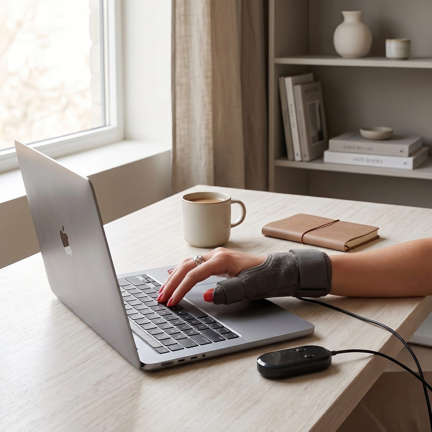 Heated Hand & Finger Wrap – Targeted Warmth & Relaxation Support