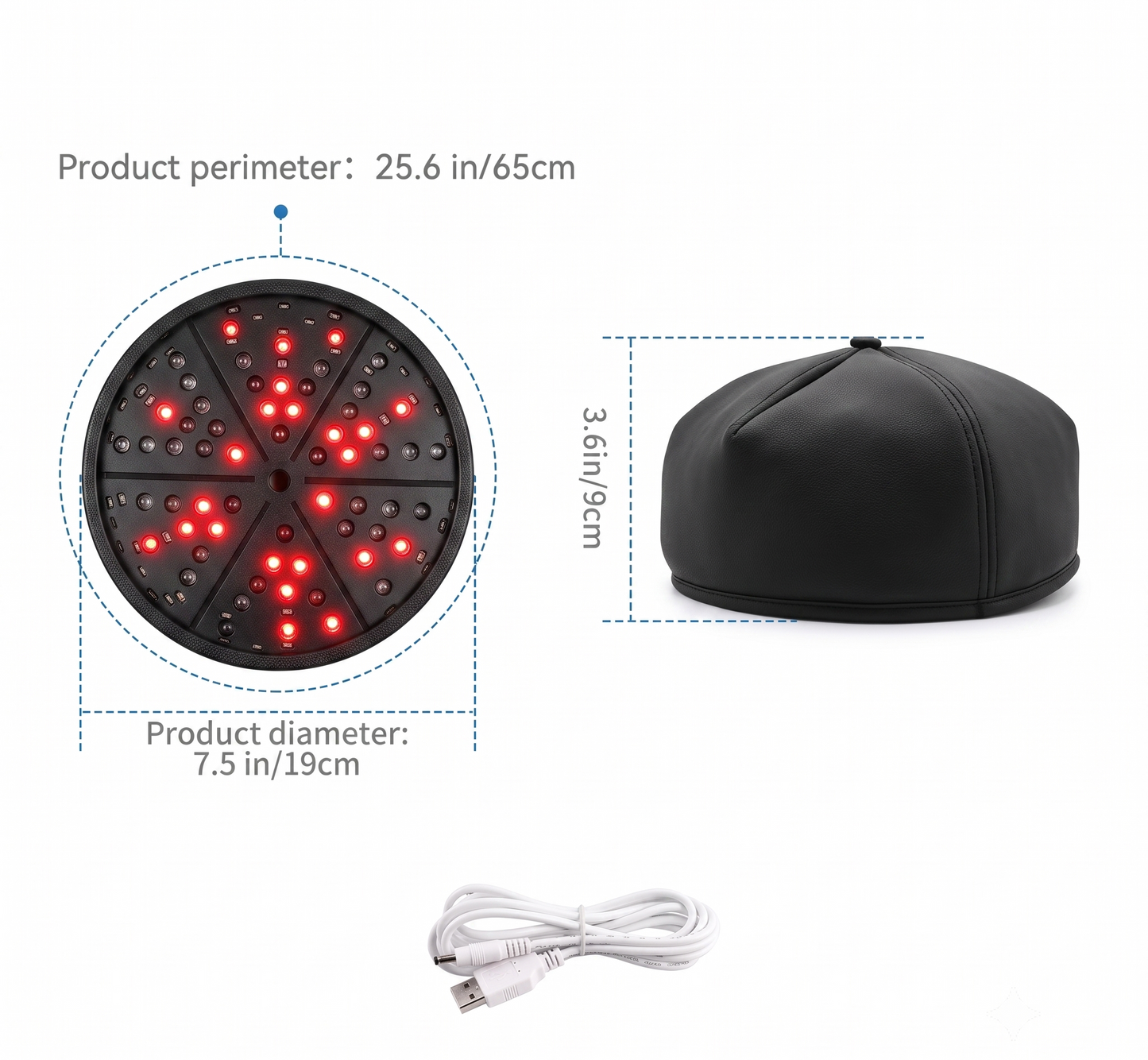 Red Light Therapy Cap for Hair and Scalp