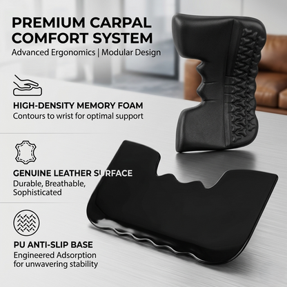 Ergonomic Wrist Support Pad – Pressure Relief Desk Cushion for Keyboard & Mouse Comfort