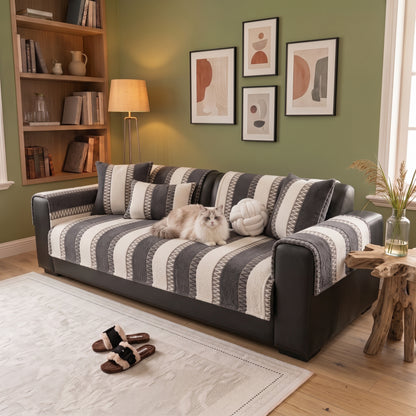 Plush Anti-Slip Sofa Cushion Mat for Seats & Backrests