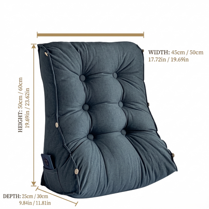 Tufted Reading Backrest Cushion Pillow