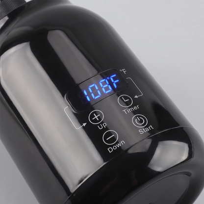Digital Massage Oil Bottle Warmer with Adjustable Temperature & Timer