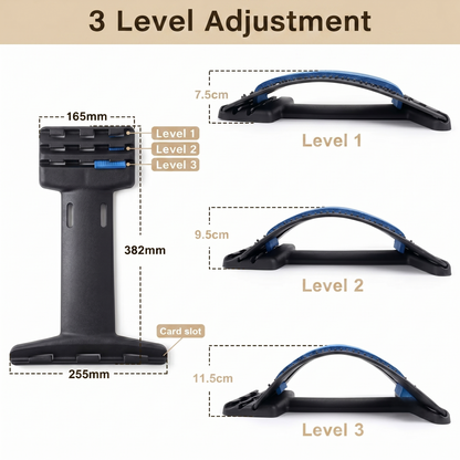 Adjustable Back Stretching Support for Daily Comfort