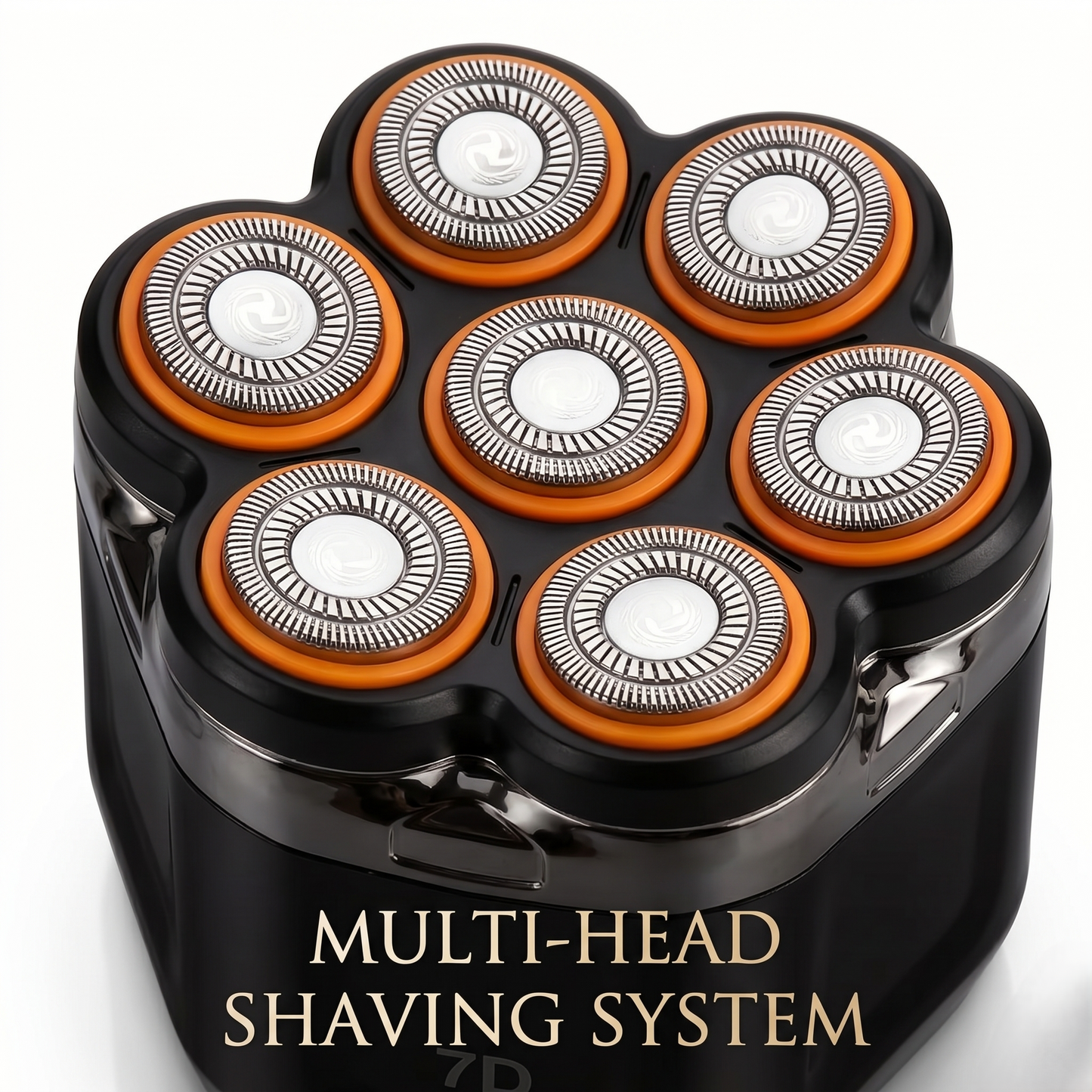 7D Floating Head Electric Shaver for Fast Bald Grooming