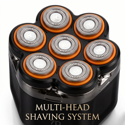 7D Floating Head Electric Shaver for Fast Bald Grooming