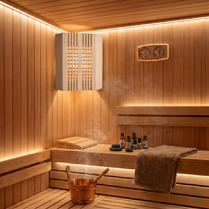 Kovelli™ Wooden Sauna Light Cover For Warm Ambient Sauna Lighting