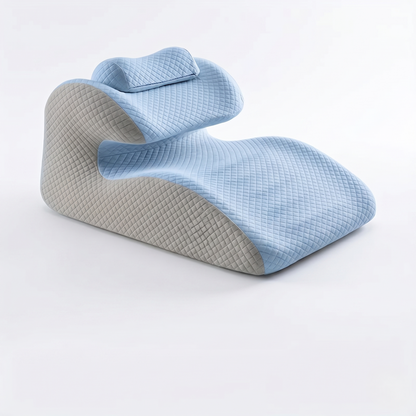 Ergonomic Wedge Backrest Pillow for Sitting & Reading – Structured Support Cushion for Bed, Sofa & Lounge Comfort