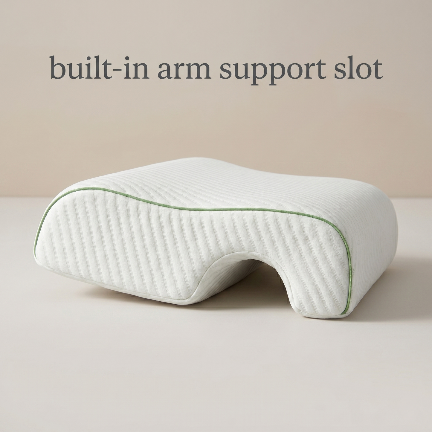 Couples Pillow with Arm Support Cutout