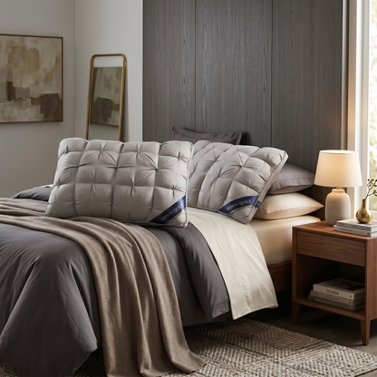 Tufted Plush Bed Rest Reading Pillow with Back Support Cushion