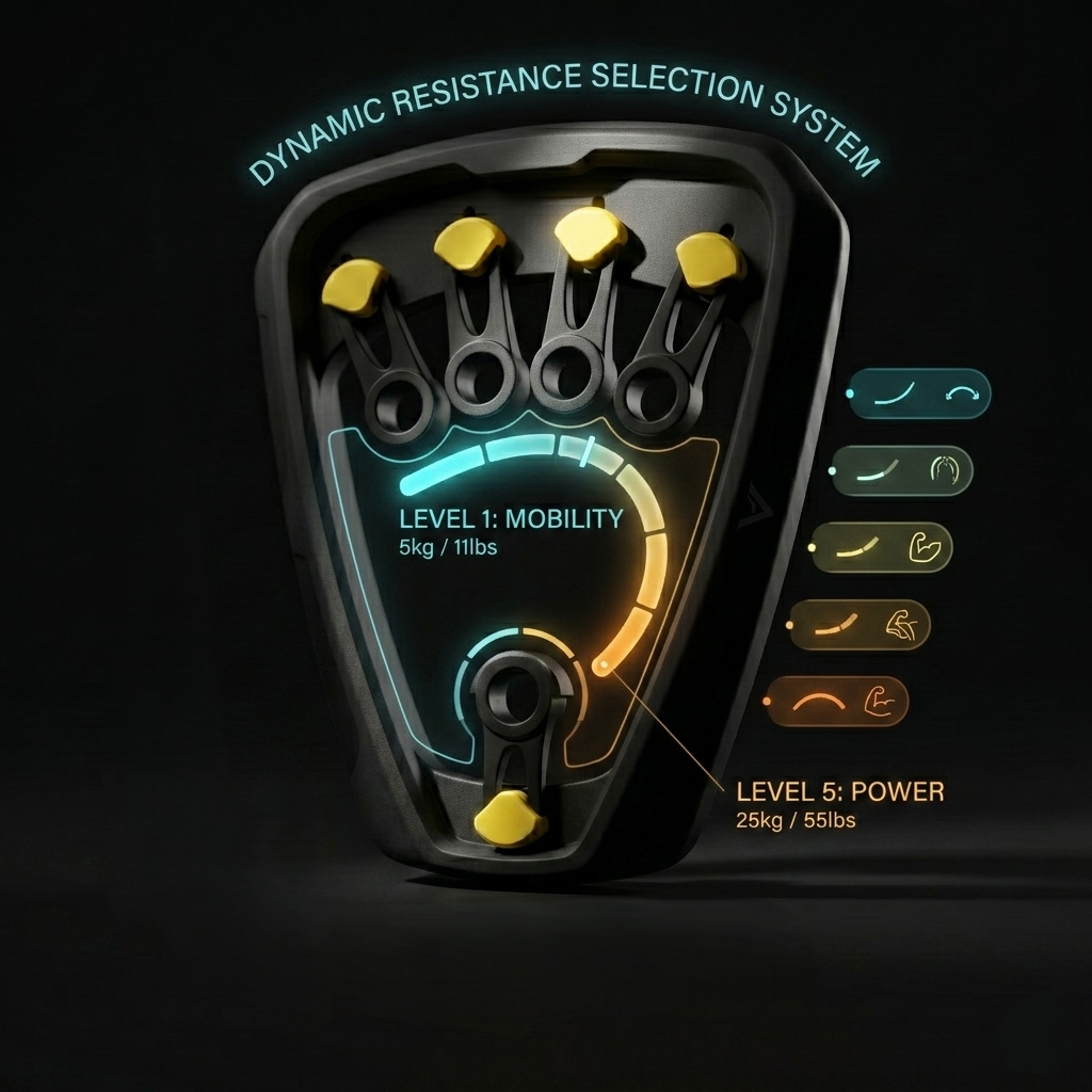 Hand Performance System™ – Adjustable Finger Strength & Recovery Trainer