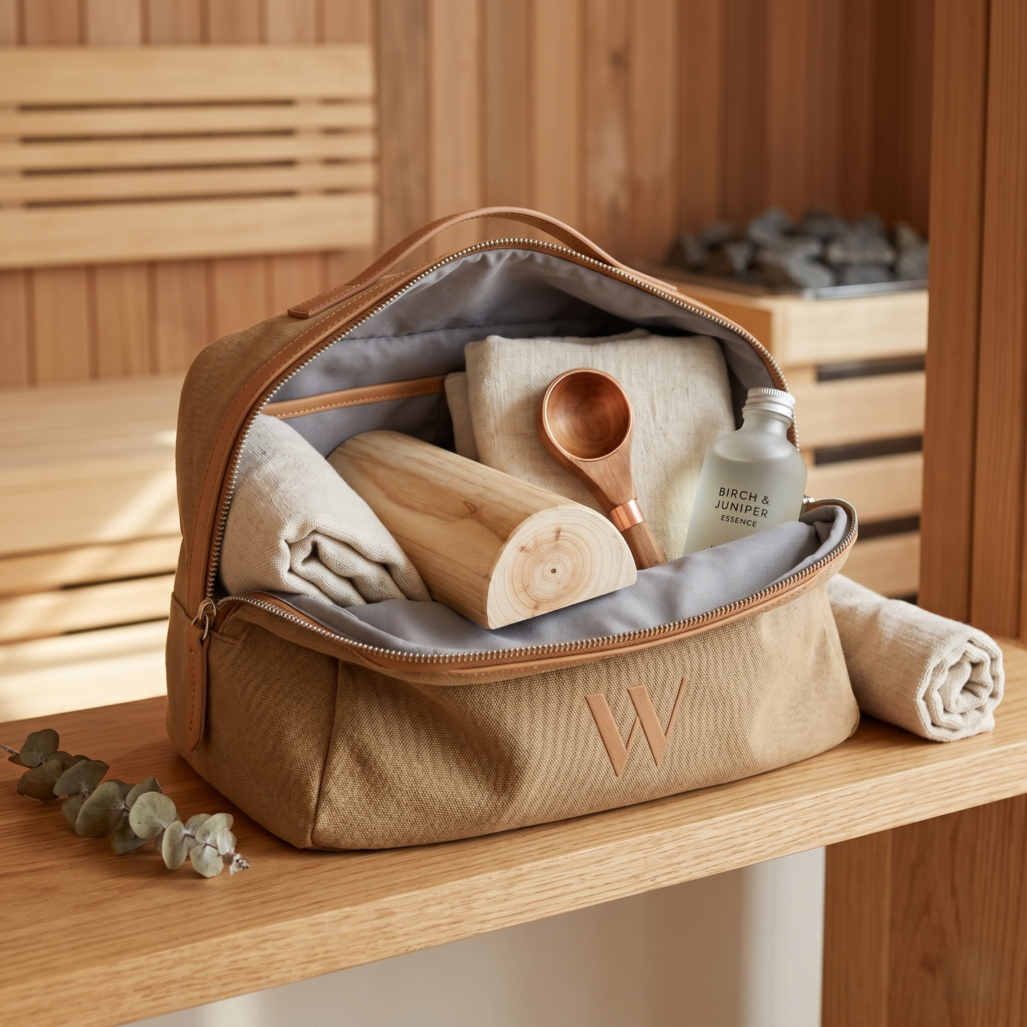 Kovelli™ Wooden Japanese Sauna Neck Rest Pillow