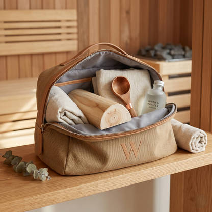 Kovelli™ Wooden Japanese Sauna Neck Rest Pillow