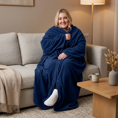 Oversized Wearable Blanket for Full-Body Comfort