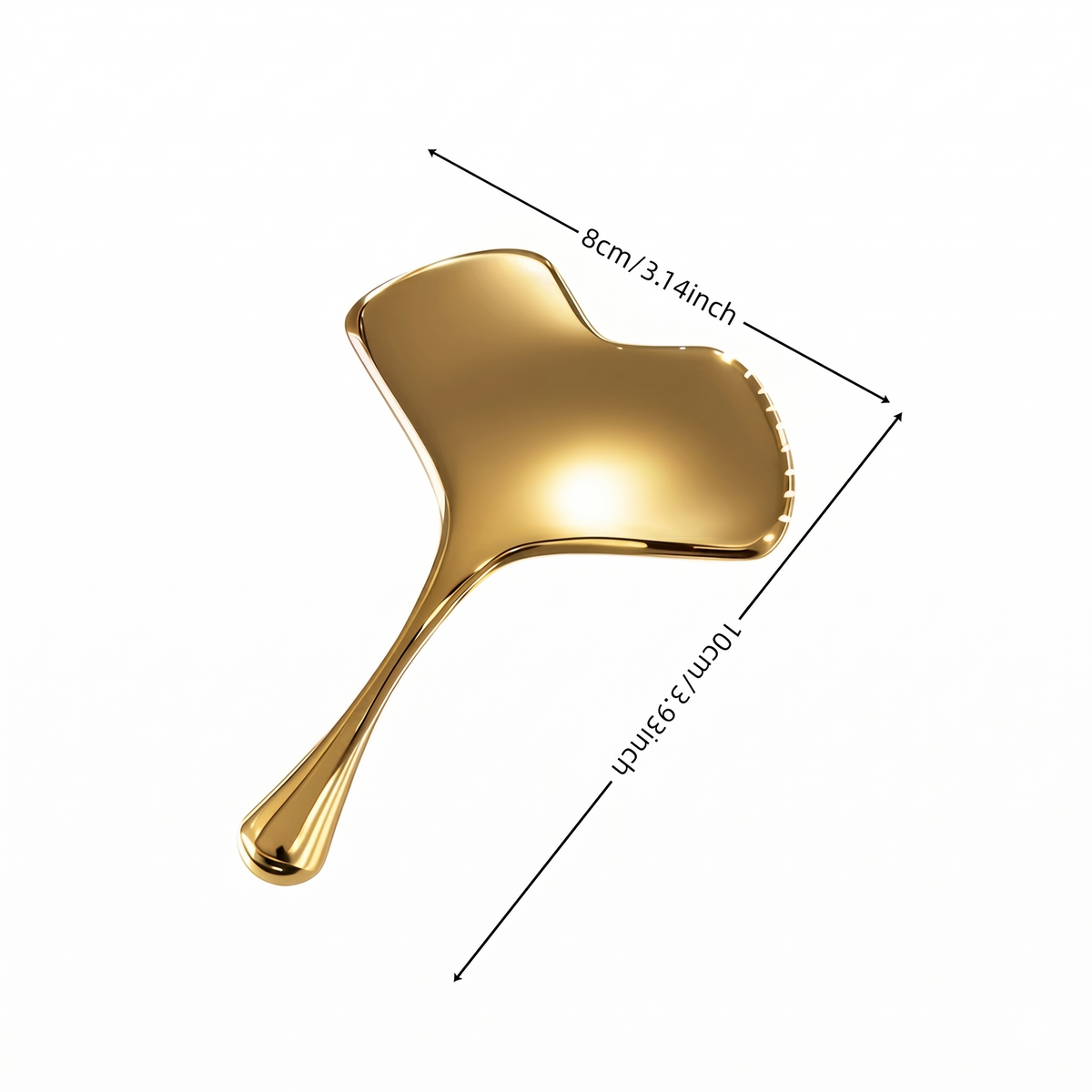 Stainless Steel Facial Massage Tool for Skin Cooling & Sculpting