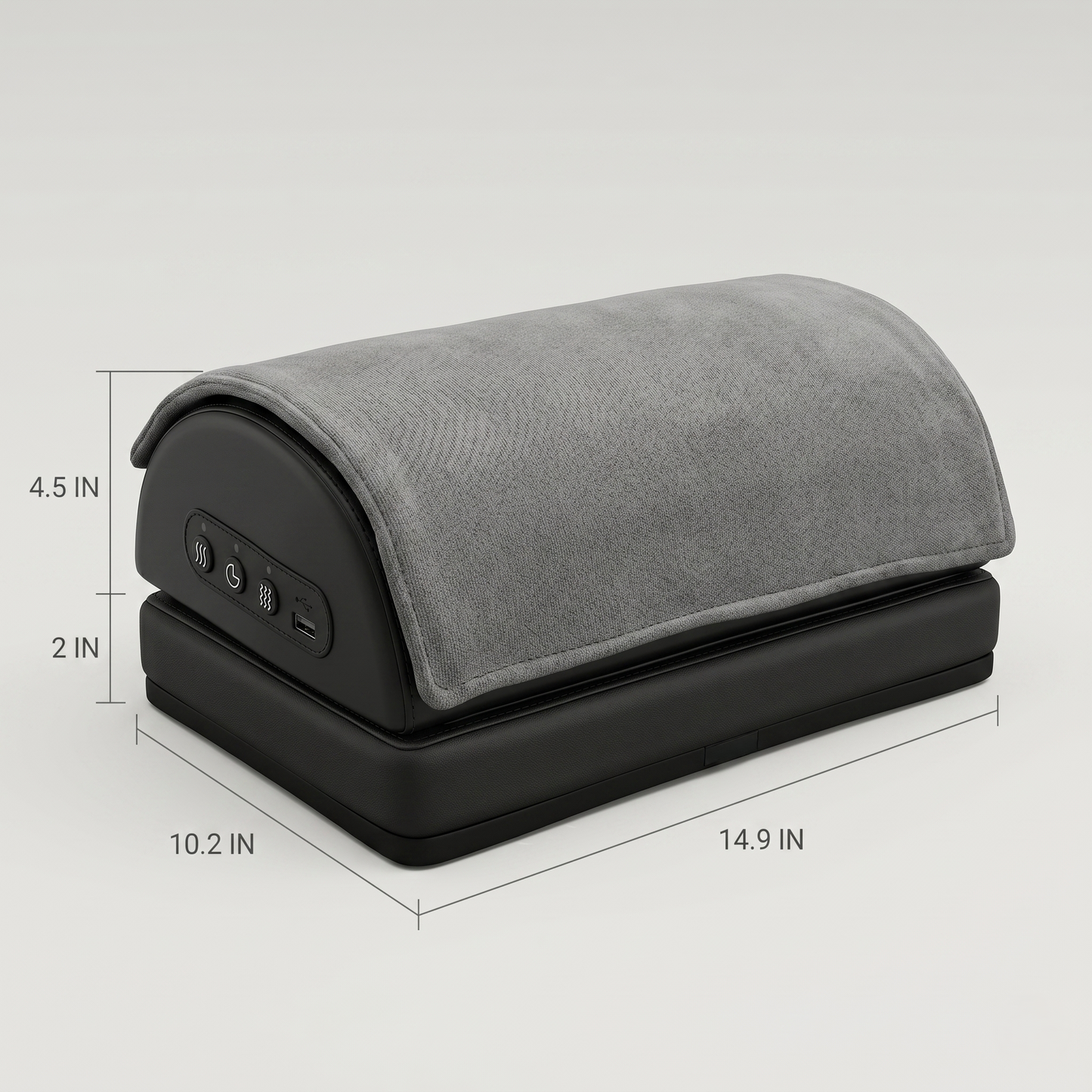 Kovelli Memory Foam Heated Vibration Foot Cushion