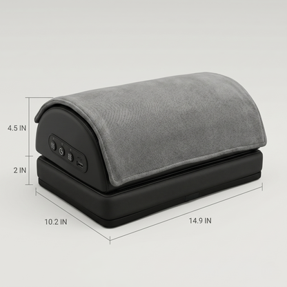 Kovelli Memory Foam Heated Vibration Foot Cushion