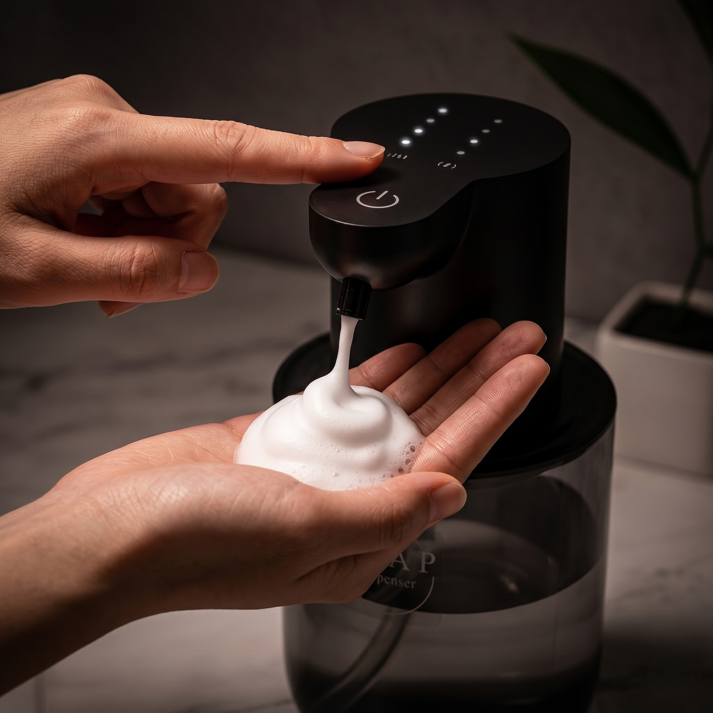 Kovelli™ Touchless Automatic Foam Soap Dispenser – Rechargeable Smart Sensor Dispenser for Kitchen & Bathroom