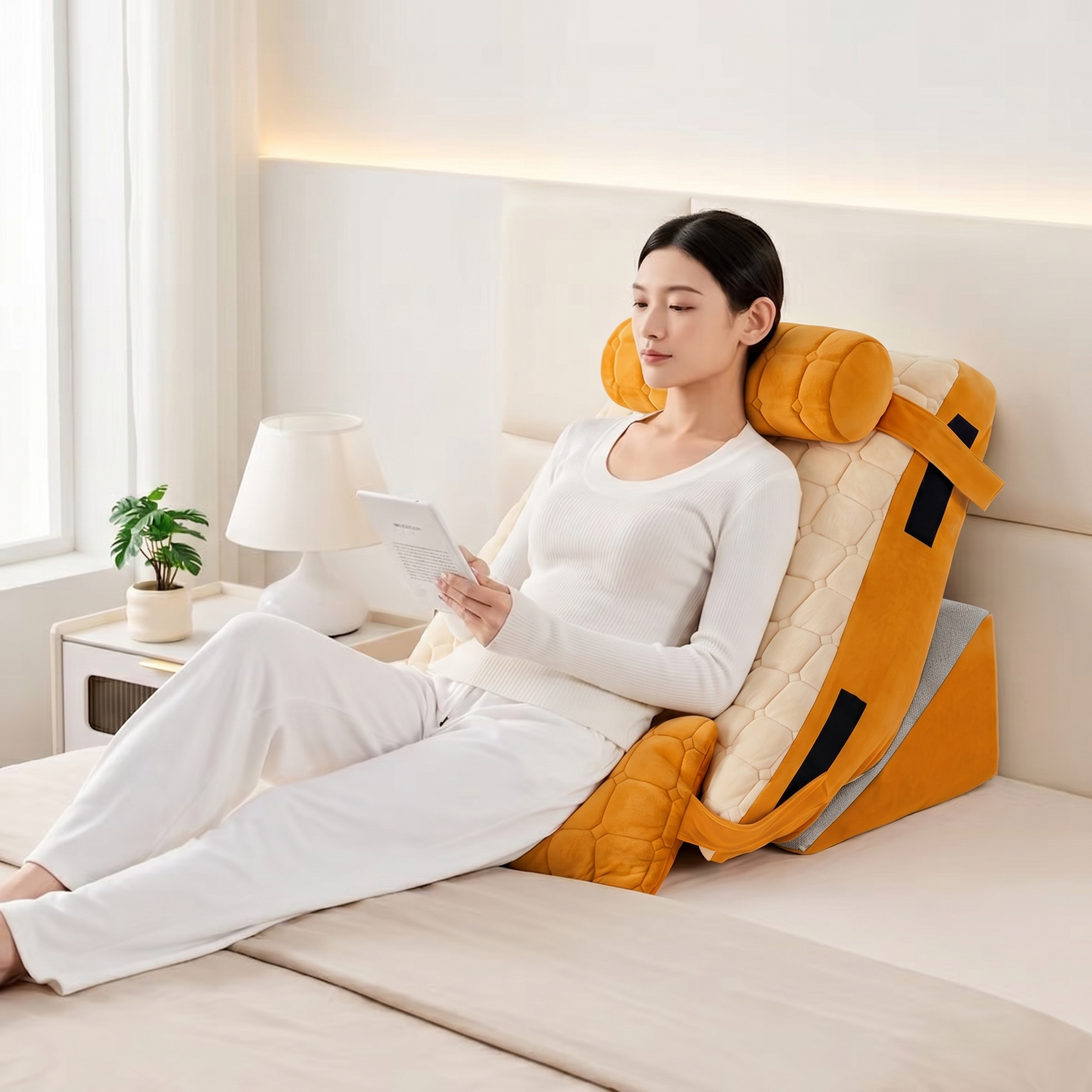 Stop Stacking Pillows. Sit Comfortably in Seconds.