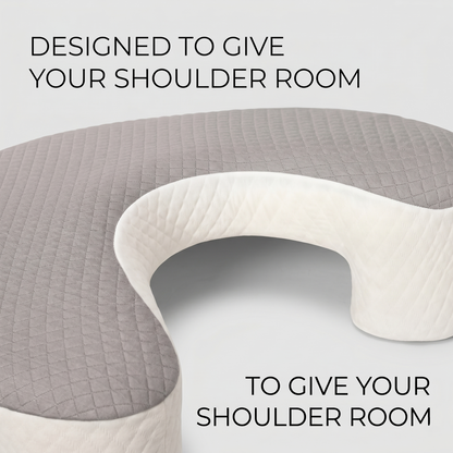 Side Sleeper Pillow with Shoulder Cutout Support