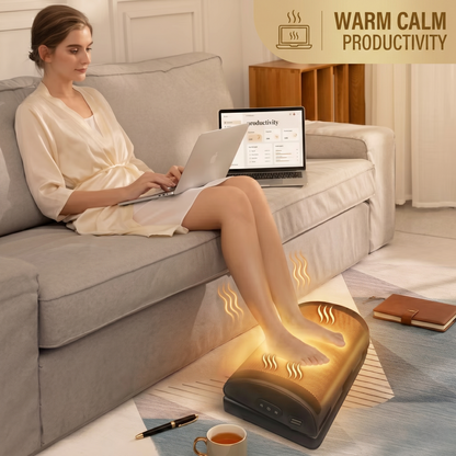 Kovelli Memory Foam Heated Vibration Foot Cushion
