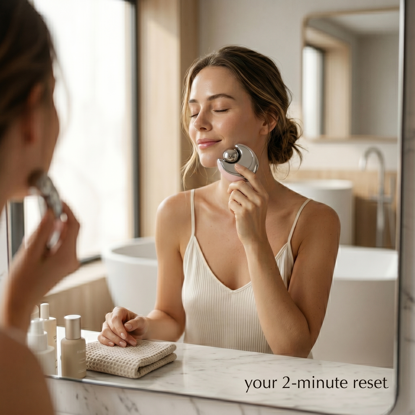 Cold Therapy Facial Reset Device – Stainless Steel Skin Refresh Tool