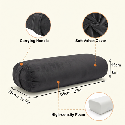 Kovelli Restorative Velvet Meditation Bolster