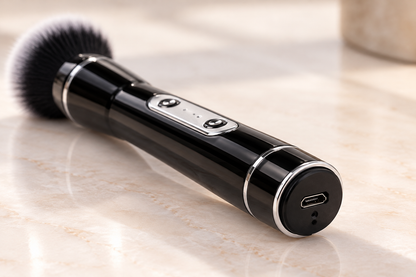 Two-Speed Rotating Electric Makeup Brush for Liquid, Cream & Powder