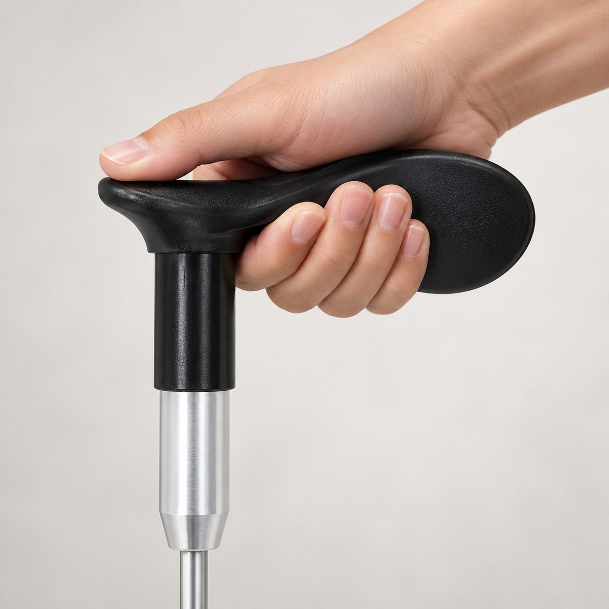 Manual Trigger Point Pressure Massager with Interchangeable Head Options