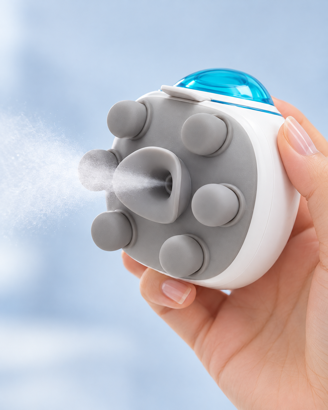 Eye Area Massager with Adjustable Mist & Vibration